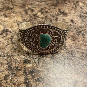 MONTANA SILVERSMITHS WOMEN'S COUNTRY ROADS TURQUOISE CUFF BRACELET